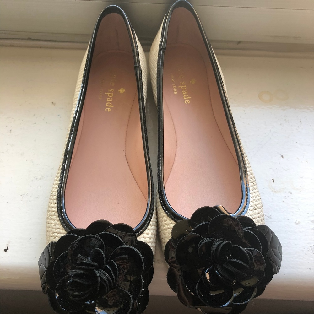 Kate Spade Chanel-Like Rose Flats